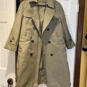 Classic Green Trench Coat